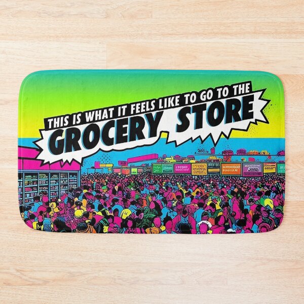 Item preview, Experience social anxiety - This is what it feels like to go to the grocery store designed and sold by pixelated_echoes.