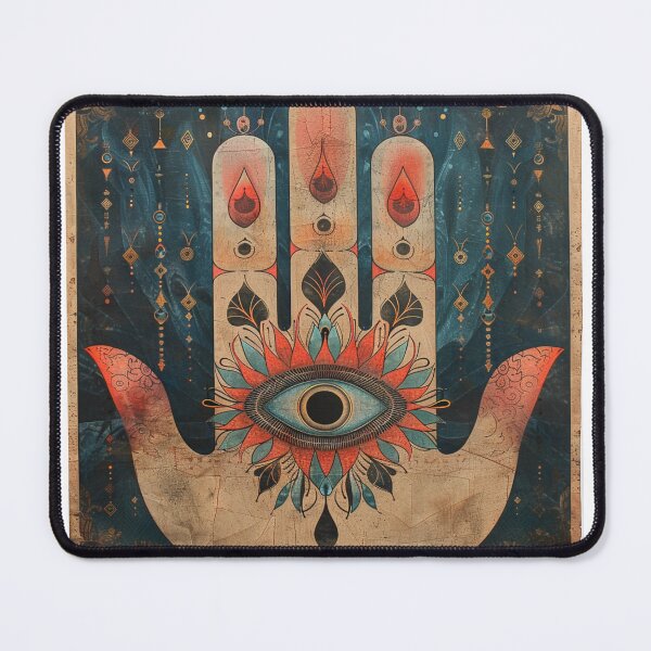Item preview, Hamsa Hand Fatima Evil Eye Sticker designed and sold by MendaciousMina.