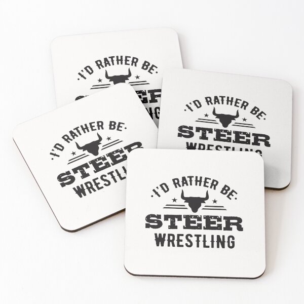 Item preview, I'd Rather Be Steer Wrestling designed and sold by jaygo.
