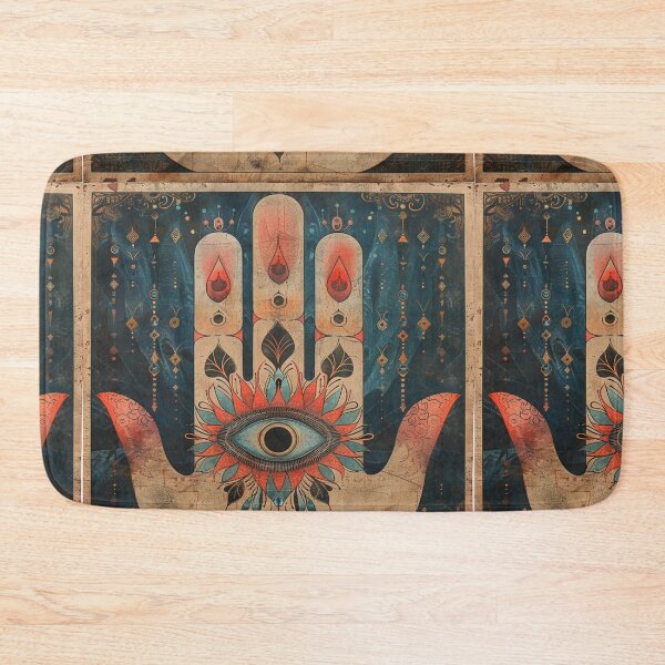 Item preview, Hamsa Hand Fatima Evil Eye Sticker designed and sold by MendaciousMina.