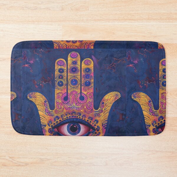 Item preview, Hamsa Hand Fatima Evil Eye Sticker designed and sold by MendaciousMina.