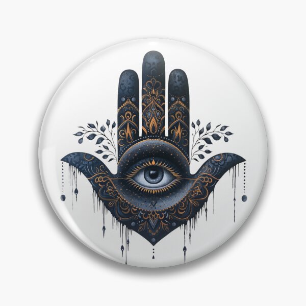 Item preview, Hamsa Hand Fatima Evil Eye Sticker designed and sold by MendaciousMina.