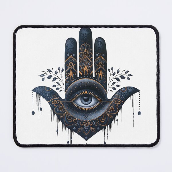 Item preview, Hamsa Hand Fatima Evil Eye Sticker designed and sold by MendaciousMina.