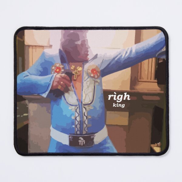 Item preview, king (rìgh in Scottish Gaelic) Elvis in Kelvingrove Museum, Glasgow, Scotland designed and sold by Mamaidh Made.