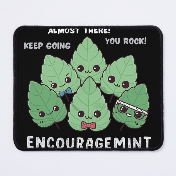 Item preview, Encouragemint Squad - Motivational Mint Leaves designed and sold by Atsariya.