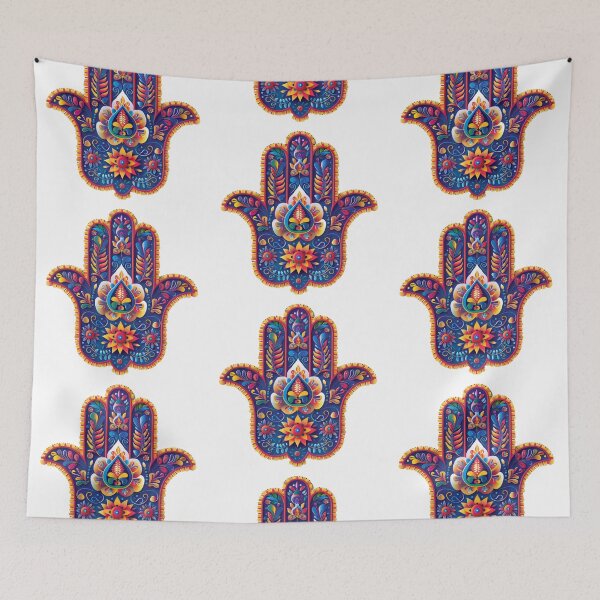 Item preview, Hamsa Hand Fatima Evil Eye Sticker designed and sold by MendaciousMina.