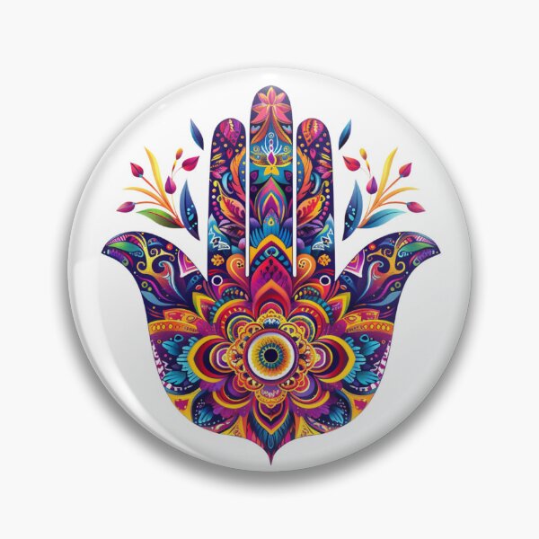Item preview, Hamsa Hand Fatima Evil Eye Sticker designed and sold by MendaciousMina.