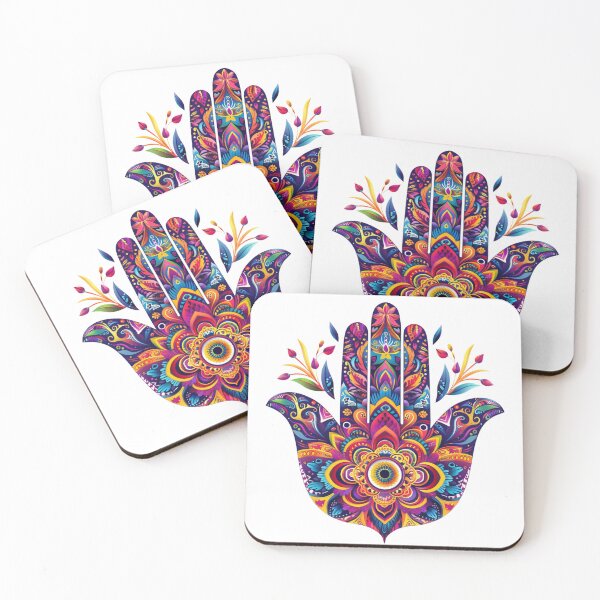 Item preview, Hamsa Hand Fatima Evil Eye Sticker designed and sold by MendaciousMina.