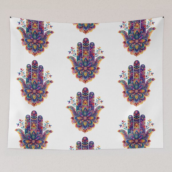 Item preview, Hamsa Hand Fatima Evil Eye Sticker designed and sold by MendaciousMina.