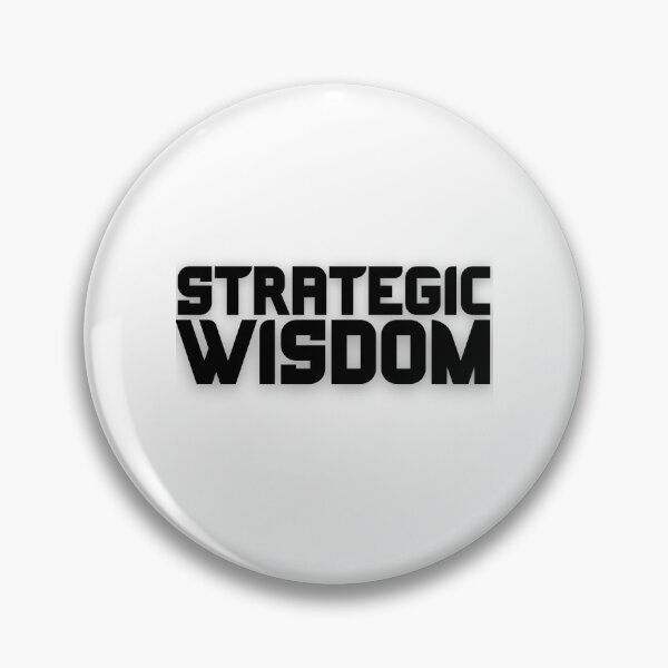 Item preview, Strategic Wisdom Logo Black designed and sold by AndrewJoseMedia.