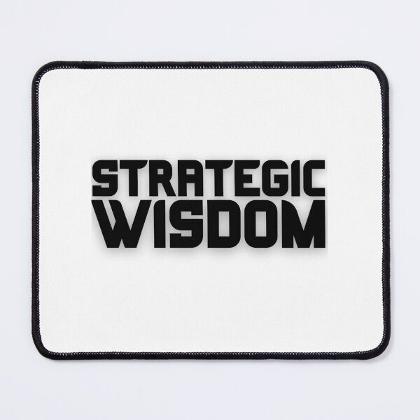 Item preview, Strategic Wisdom Logo Black designed and sold by AndrewJoseMedia.