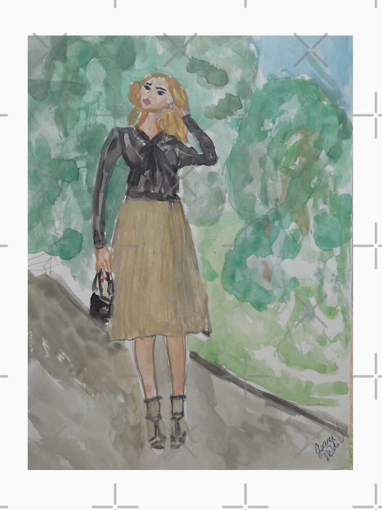 Fashion Illustration: A Feminine Outfit by IvanaKada