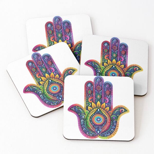Item preview, Hamsa Hand Fatima Evil Eye Sticker designed and sold by MendaciousMina.