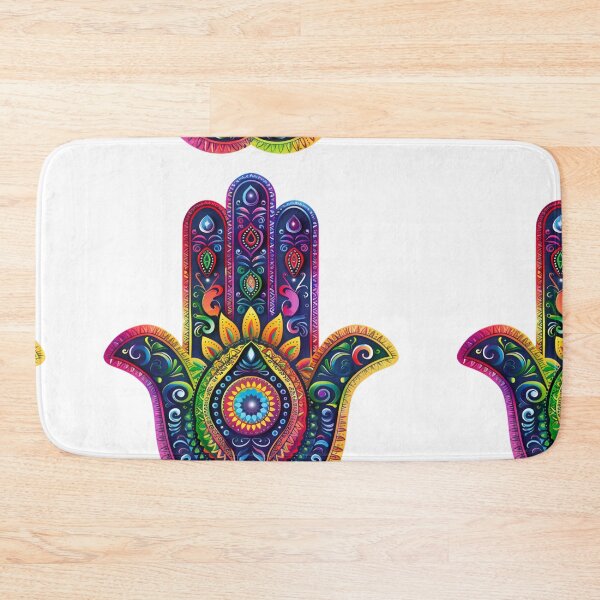 Item preview, Hamsa Hand Fatima Evil Eye Sticker designed and sold by MendaciousMina.