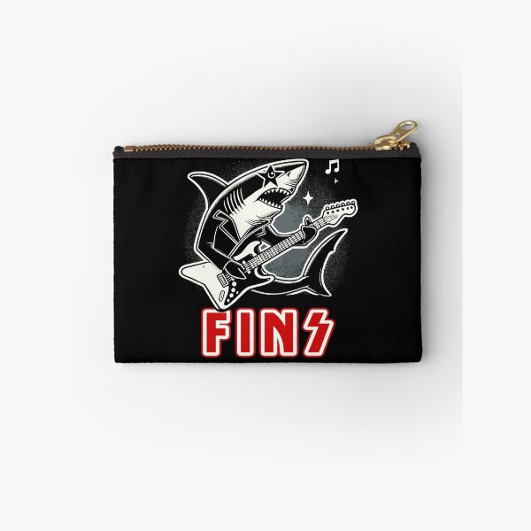 Item preview, Fins Retro Shark Electric Guitar Rock Concert Festival Music Band Funny Shark designed and sold by KsuAnn.