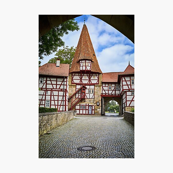 Item preview, At the Rödelseer Gate in Iphofen designed and sold by MICHAEL KNIERIEME - PHOTOGRAPHY.
