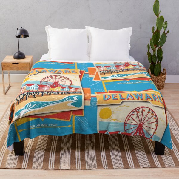 Item preview, Delaware USA American Vintage Travel Tourism designed and sold by TravelersGems.