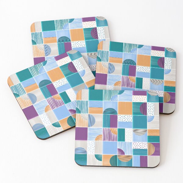 Item preview, Painted Modern Tiles Summer Party designed and sold by DesigndN.