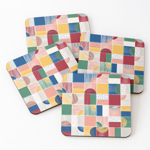 Item preview, Painted Modern Tiles Festa designed and sold by DesigndN.