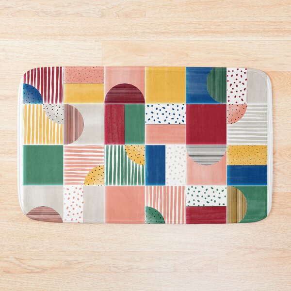 Item preview, Painted Modern Tiles Festa designed and sold by DesigndN.