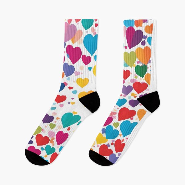 Artikelvorschau, Rainbow Hearts entworfen und verkauft von Thai Vibe Studio.