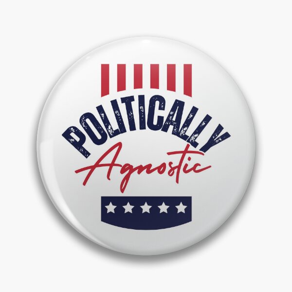 Item preview, Politically Agnostic-Political Quote T-Shirt designed and sold by PixelGrafiks.