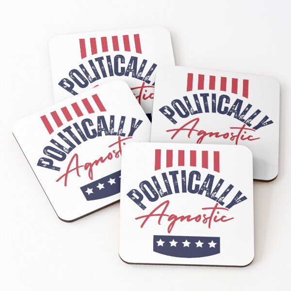 Item preview, Politically Agnostic-Political Quote T-Shirt designed and sold by PixelGrafiks.