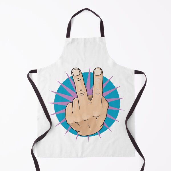 Item preview, Vintage Pop Art Style Two Fingers Up Hand Gesture Sign. designed and sold by jorgenmac.