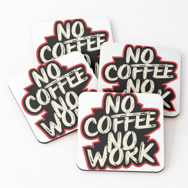 Item preview, No Coffee No Work Tee | Funny Coffee Shirt | Work From Home | Sarcastic Coffee Tee | Morning Motivation | Coffee Lover Gift | Coffee at Work designed and sold by PlayfulMuse.