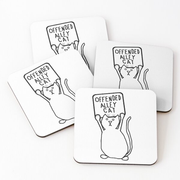 Item preview, Alley Cat Offended by Joe Biden Trump Quotes designed and sold by ellenhenry.