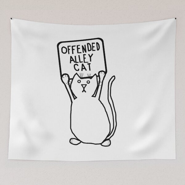 Item preview, Alley Cat Offended by Joe Biden Trump Quotes designed and sold by ellenhenry.