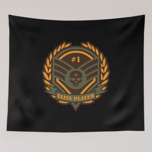 Item preview, Number 1 Player Gamer Shooter Sniper Emblem designed and sold by Bronby.