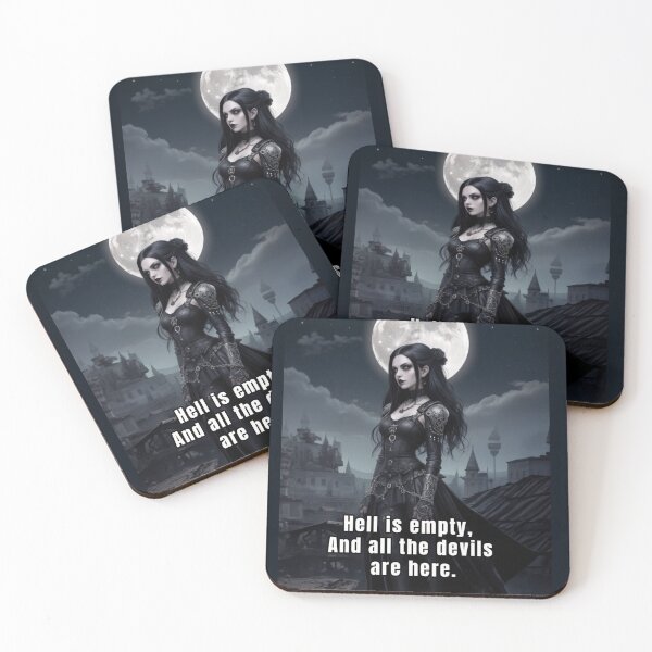 Item preview, Hell is empty, And all the devils are here quotes about life designed and sold by La Loca.