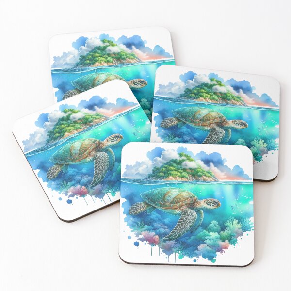 Item preview, Turtle and paradise designed and sold by Noe91.