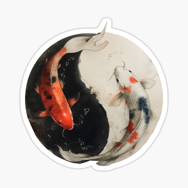 Artikel-Vorschau von Koi-Fisch, Yin und Yang, designt und verkauft von xiao xuans.