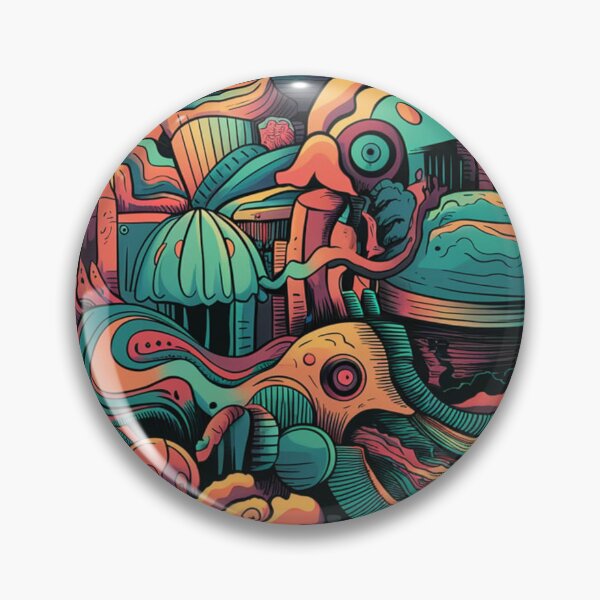Item preview, Psychedelic peace hippie retro trippy designed and sold by martin max.