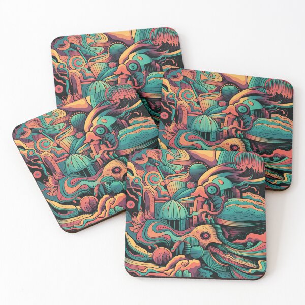 Item preview, Psychedelic peace hippie retro trippy designed and sold by martin max.