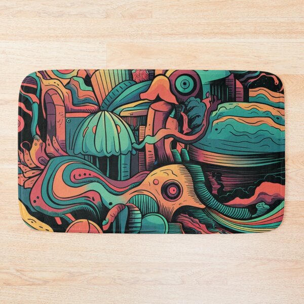 Item preview, Psychedelic peace hippie retro trippy designed and sold by martin max.