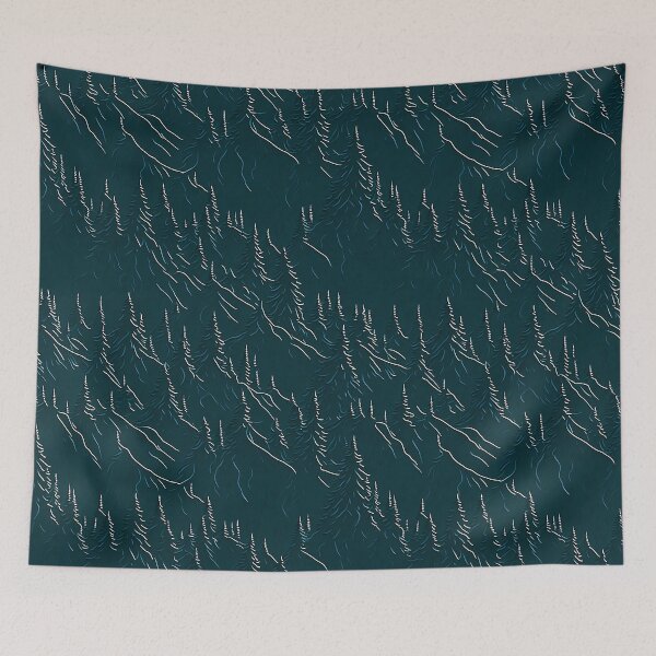 Item preview, Mystical Winter Pine Forest designed and sold by Daniel Haddad.
