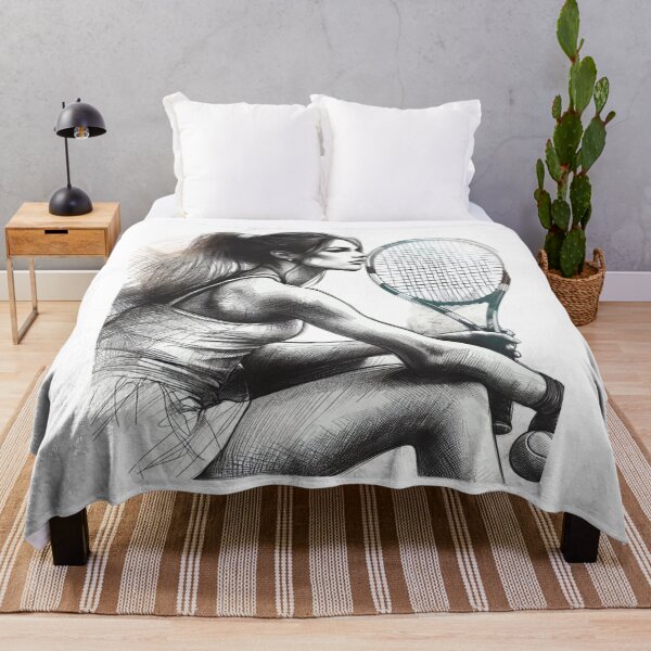 Item preview, girl with a tennis racket designed and sold by Kinia1982.