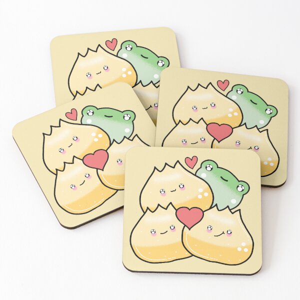 Item preview, Cute frog kawaii japanese bestie dumpling designed and sold by Quacktails.