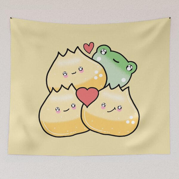 Item preview, Cute frog kawaii japanese bestie dumpling designed and sold by Quacktails.