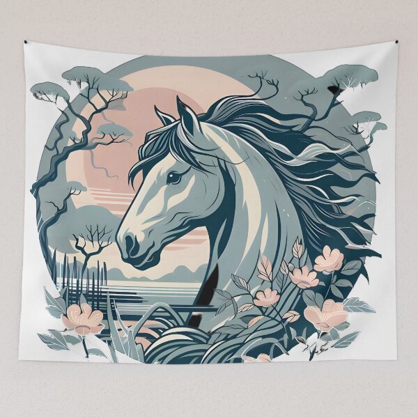 Item preview, "The Majestic Horse in Japanese History and Folklore" designed and sold by Kriebelt.