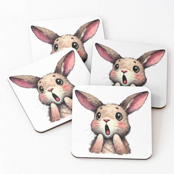 Item preview, Surprised Bunny!!! designed and sold by Riley-art102.