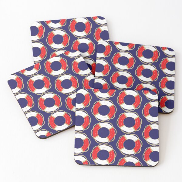 Item preview, Cruise Ship Lifebelt Life Preserver Pattern designed and sold by HotHibiscus.