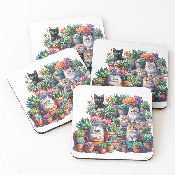 Item preview, Cats and cacti designed and sold by Noe91.