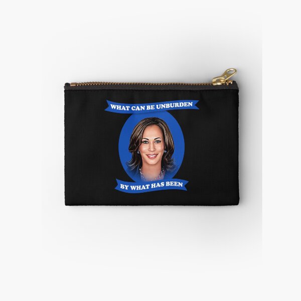 Item preview, Kamala Harris 'What Can be Unburden' Artwork in Blue designed and sold by goldsaturnmerch.