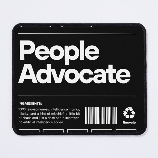 Artikelvorschau, Anwalt für Menschen | Personalmanager entworfen und verkauft von PurpleAcademy.