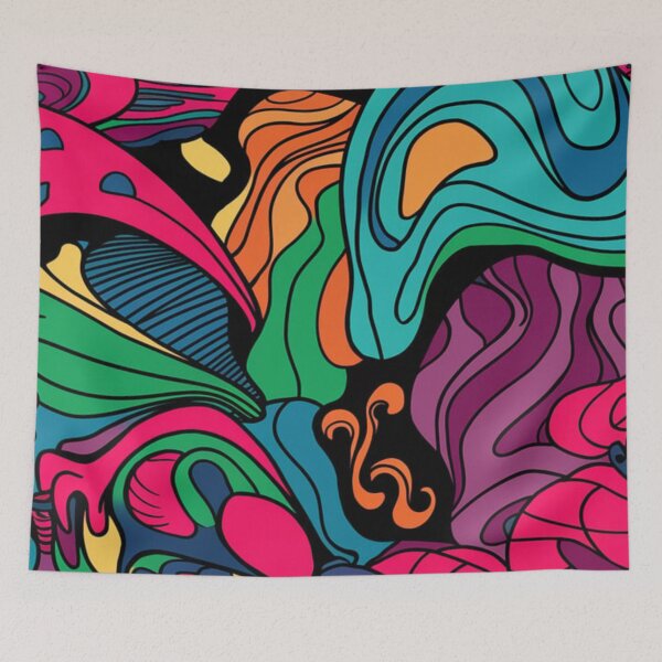 Item preview, Psychedelic pattern art hippie style designed and sold by martin max.