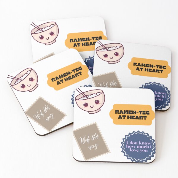 Item preview, cute ramen pun quotes bundle designed and sold by cloudzer0000.